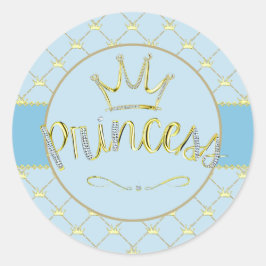 Prinsessenstickers Ronde Sticker