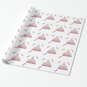 Prinsessentaart en toverstokken cadeaupapier
