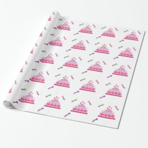 Prinsessentaart en toverstokken cadeaupapier
