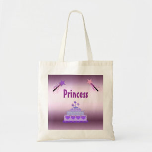 Prinsessentaart en toverstokken tote bag
