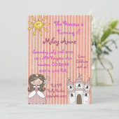 prinsessmiley, de prinses draait 1!.. kaart (Staand voorkant)