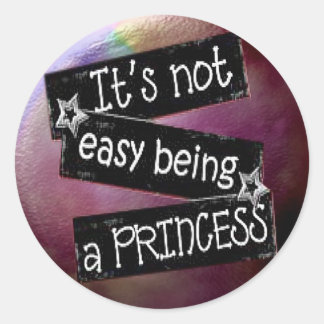 prinsesstickers ronde sticker