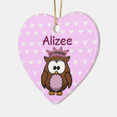 prinsesuil keramisch ornament (Links)