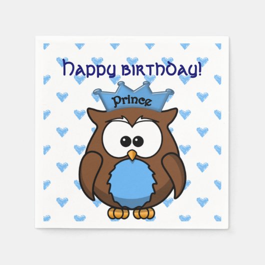 prinsuil servetten (Voorkant)