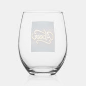 print Abeer naam op glas (Achterkant)