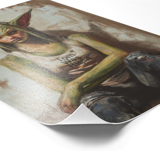 Print Aliens Exist Foto Afdruk (Hoek)