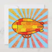  Print Blimp Ballon Sunny Sky Kaart (Voorkant)