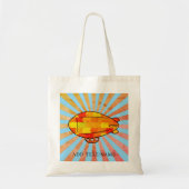  Print Blimp Ballon Sunny Sky Tote Bag (Voorkant)