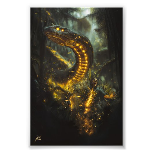 Print Boitatá Papel Foto Afdruk (Voorkant)