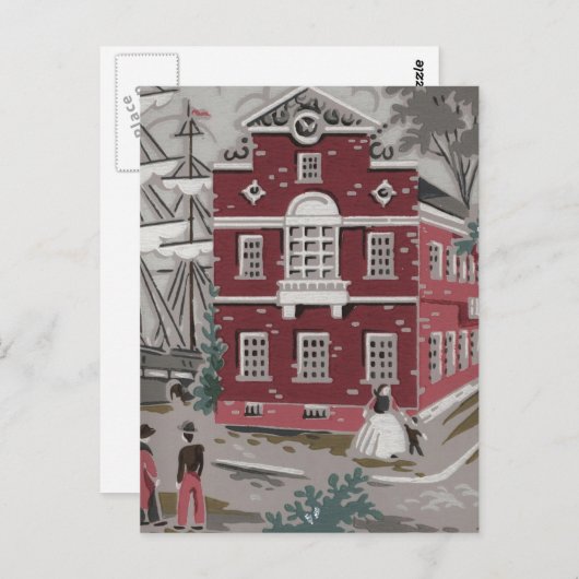 Print Boston Briefkaart (Voorkant / Achterkant)