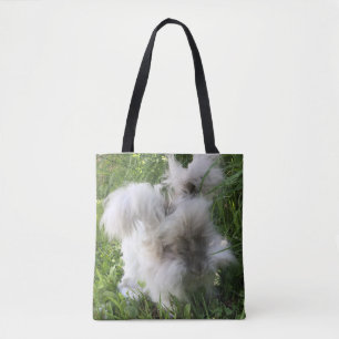 Print Canvas tas - English Angora Rabbit "Bradley"