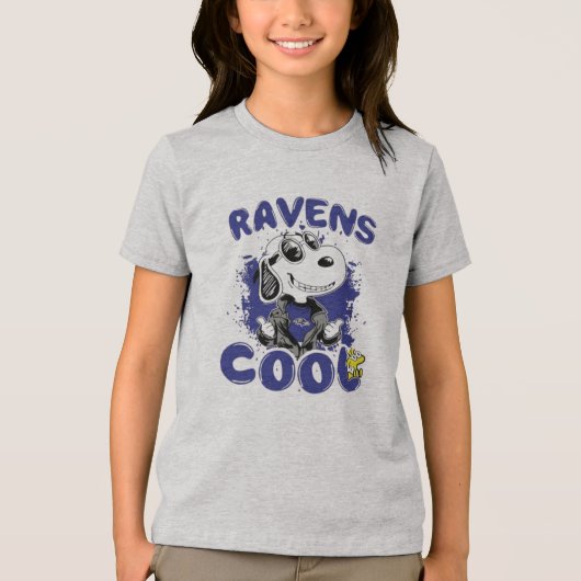 print character cool crows Tri-Blend shirt (Voorkant)