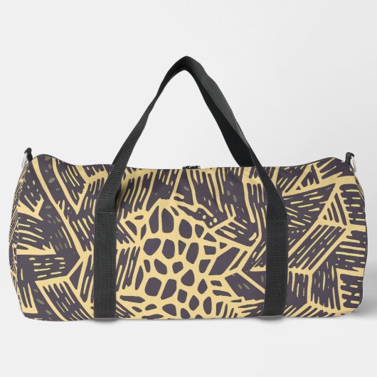 Print Cut Naai Grote Duffel Bag Plunjezak (Voorkant)