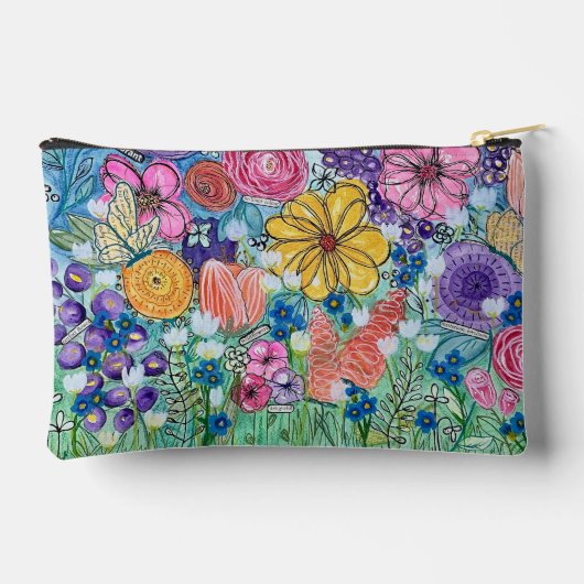 Print Cut Naai Kleine Accessoirezak Etui (Achterkant)