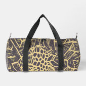 Print Cut Naai Kleine Duffel Tas (Achterkant)
