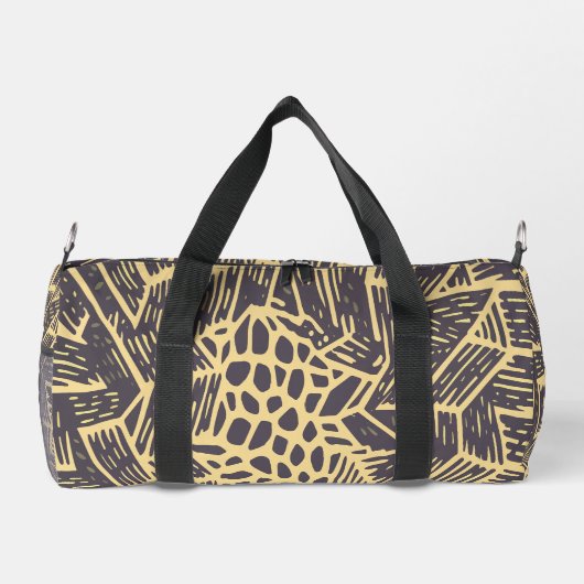 Print Cut Naai Kleine Duffel Tas (Achterkant)