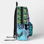 Print Cut naairugzak bovennatuurlijk Bedrukte Rugzak (Links)
