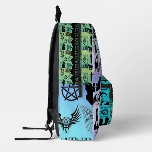 Print Cut naairugzak bovennatuurlijk Bedrukte Rugzak (Links)