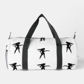 Print Cut Naaizak: Duffel Bag Vrouw Power. Plunjezak (Achterkant)