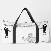 Print Cut Naaizak/Duffelzak ( Sterkte van het verm Plunjezak (Voorkant)