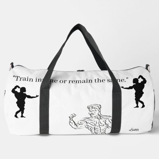 Print Cut Naaizak/Duffelzak ( Sterkte van het verm Plunjezak (Voorkant)