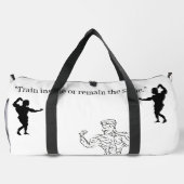 Print Cut Naaizak/Duffelzak ( Sterkte van het verm Plunjezak (Achterkant)