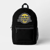 Print Cut Naaizak Uw Pickleball Logo Bedrukte Rugzak (Voorkant)