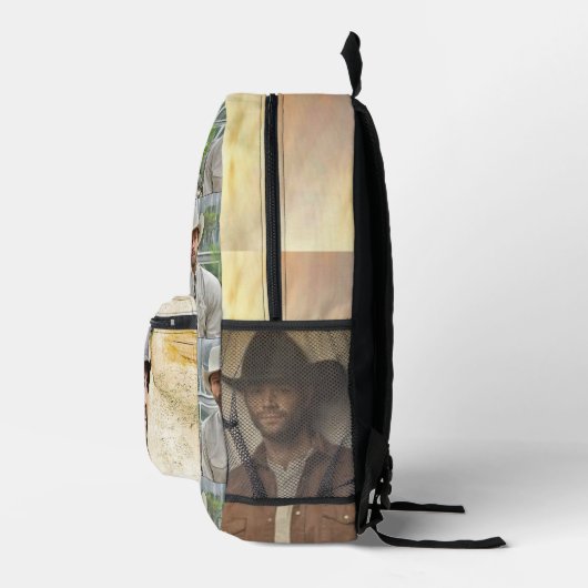 Print Cut Naaizak Walker Jared Padalecki Bedrukte Rugzak (Rechts)