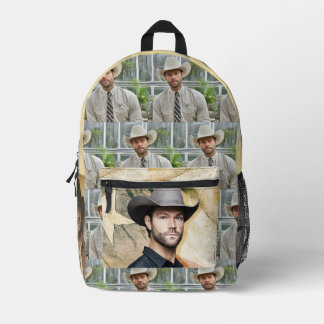 Print Cut Naaizak Walker Jared Padalecki Bedrukte Rugzak