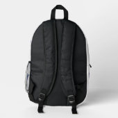 Print Cut Sew Backpack - Are You Bored? Bedrukte Rugzak (Achterkant)