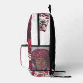 Print Cut Sew Backpack YOUTH Power Afro & Boombox Bedrukte Rugzak (Rechts)