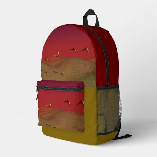 Print Cut Sew Bag Bedrukte Rugzak (Achterkant Hoek Rechts)