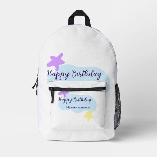 Print Cut Sew Bag Bedrukte Rugzak (Voorkant)