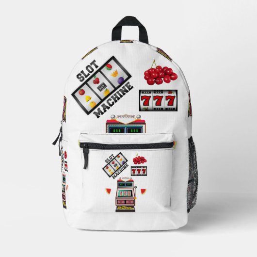 Print Cut Sew Bag Casino Bedrukte Rugzak (Voorkant)