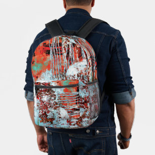 Print Cut Sew Bag – Corrosion Pulse Bedrukte Rugzak