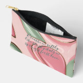 Print cut sew bag in stylish graphic etui (Open)