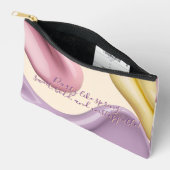 Print cut sew bag in stylish graphic etui (Open)