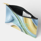 Print cut sew bag in stylish graphic etui (Open)