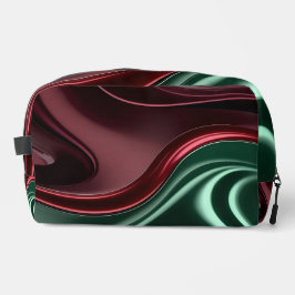 Print cut sew bag in stylish graphic toilettasje