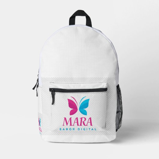 Print Cut Sew Bag MARA – Sabor Digital Bedrukte Rugzak (Voorkant)