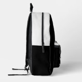 Print Cut Sew Bag meisjes volleybal wit zwart Bedrukte Rugzak (Links)