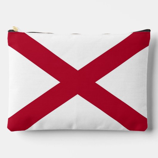 Print Cut Sew Bag met vlag van Alabama, Verenigde  Etui (Voorkant)