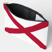Print Cut Sew Bag met vlag van Alabama, Verenigde  Etui (Open)