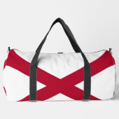 Print Cut Sew Bag met vlag van Alabama, Verenigde  Plunjezak (Voorkant)