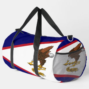 Print Cut Sew Bag met vlag van Amerikaans-Samoa, U Plunjezak