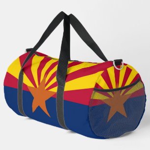 Print Cut Sew Bag met vlag van Arizona, Verenigde  Plunjezak