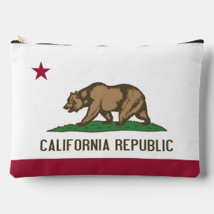 Print Cut Sew Bag met vlag van Californië, Verenig Etui