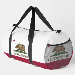 Print Cut Sew Bag met vlag van Californië, Verenig Plunjezak