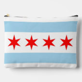 Print Cut Sew Bag met vlag van Chicago Etui (Voorkant)