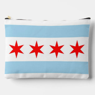 Print Cut Sew Bag met vlag van Chicago Etui